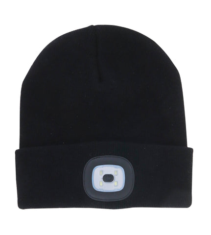 Night Scope Rechargeable LED Beanie Open Stock: Navy DM Merchandising