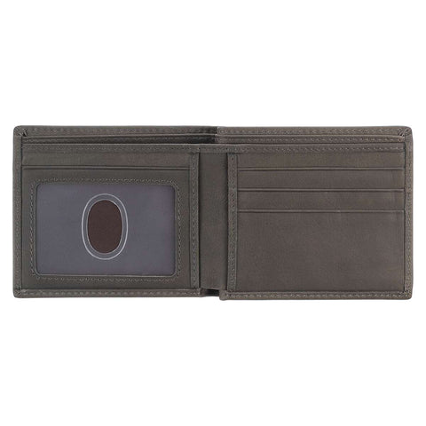 Wallet Leather Gray Salt of the Earth Badge Christian Art Gifts