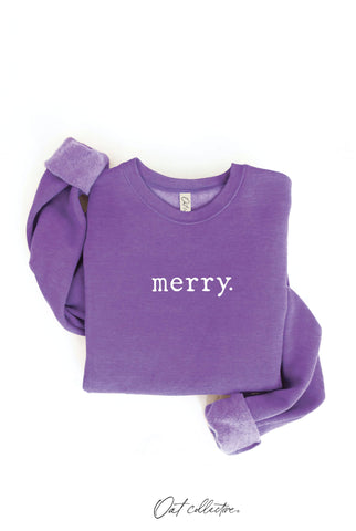 MERRY. Graphic Sweatshirt  : DARK H.SAGE / S OAT COLLECTIVE