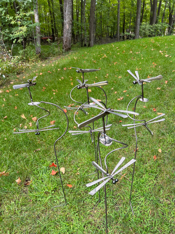 Double Dragonflies Pauls Metal Petals