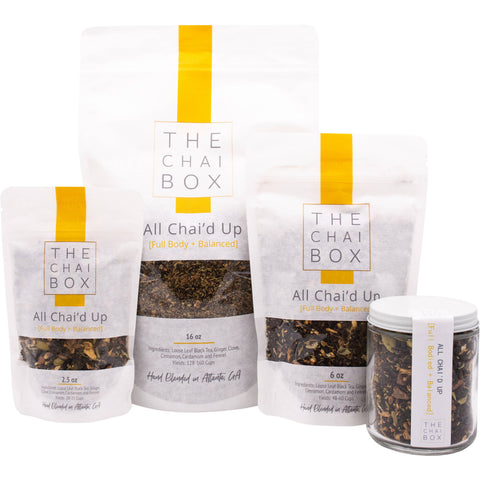 All Chai'd Up - Traditional Masala Chai (Tea): 2.5oz The Chai Box