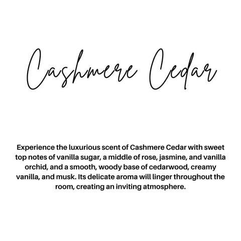 CASHMERE CEDAR | HOLIDAY | CAR DIFFUSER Hollowood Home and Candle