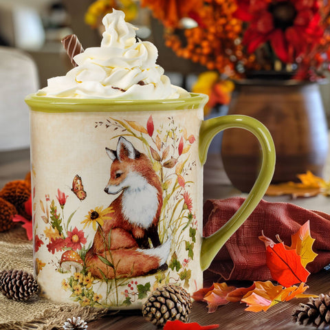 Woodland Critters Fall Mug 18 oz. asst. Certified International