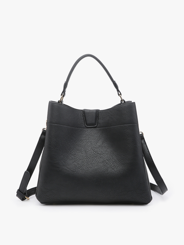 M1951 Tati Monogrammable Satchel w/ Shoulder Strap: Brown Jen & Co.