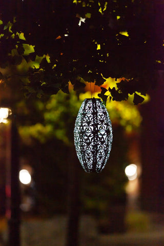 Stella Wildflower Pod 15" Solar Lantern - Sage Allsop Home & Garden