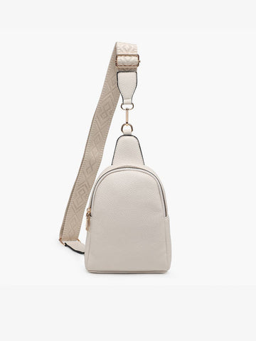 M2436 Ellen Sling Bag w/ Removable Guitar Strap: Brown Jen & Co.