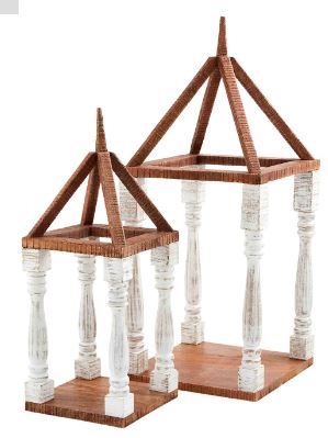 BALUSTER LANTERN SET Mud Pie