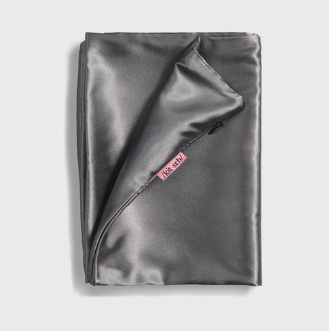Satin Pillowcase - Charcoal KITSCH