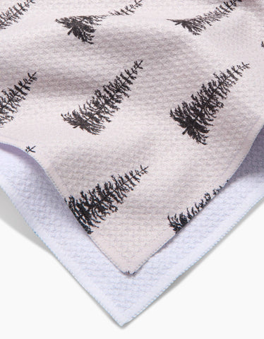 Alpine Forest Tea Towel Geometry