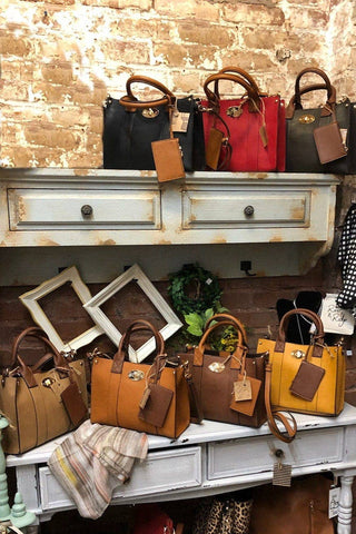 Cameran 3-in-1 Boxy Women's Crossbody Bag & Satchel: Coffee MiMi Wholesale