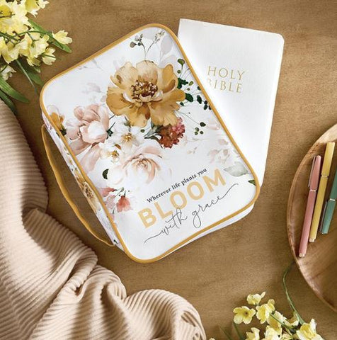 Bloom Collection Polyester Bible Cover P. Graham Dunn