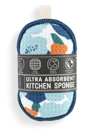 AbsorbentSpongesBlueOrangePoppy S/2
(BYDESIGN ENTERTAINING) Demdaco