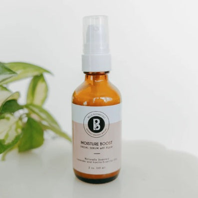 Moisture Boost Facial Serum with Hyaluronic Acid and Algae Bella Botanicals