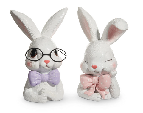 10.5" Bowtie Bunny RAZ Imports