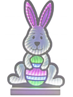12"H USB Elec. Lit Infinity Easter Bunny The Gerson Companies