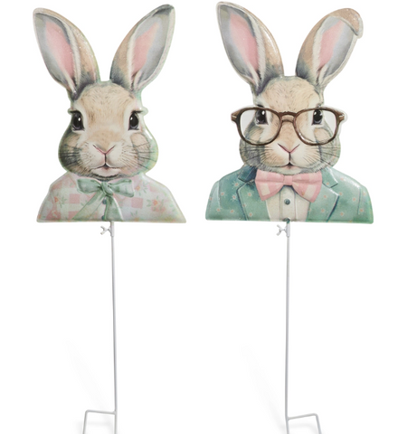 34" Bunny Garden Stake RAZ Imports