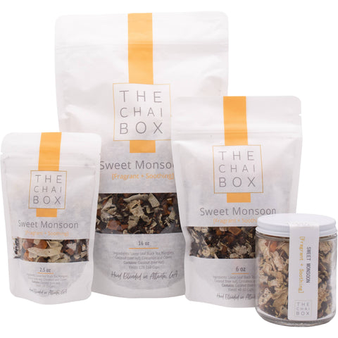 Sweet Monsoon - Mango and Coconut Black Tea: 2.5oz The Chai Box