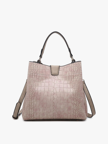 M1951 Tati Monogrammable Satchel w/ Shoulder Strap: Brown Jen & Co.