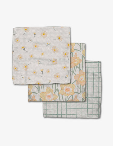 Daisy Dust Dishcloth Set Geometry