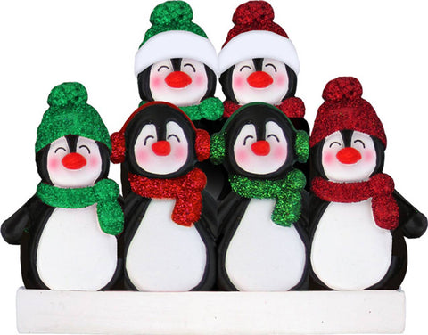 Penguin Family: 5 Ornament Central