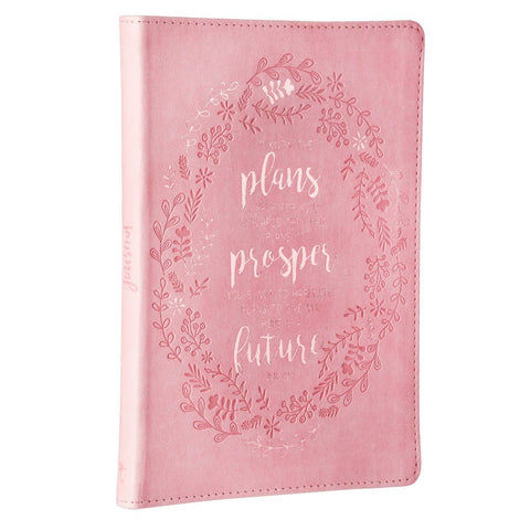 Journal Classic Pink I Know the Plans Jer. 29:11 Christian Art Gifts