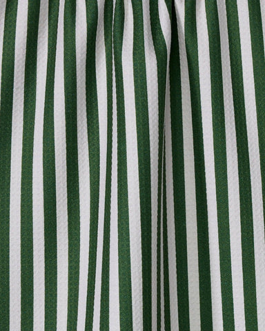 Ribbon Green Tea Towel Geometry