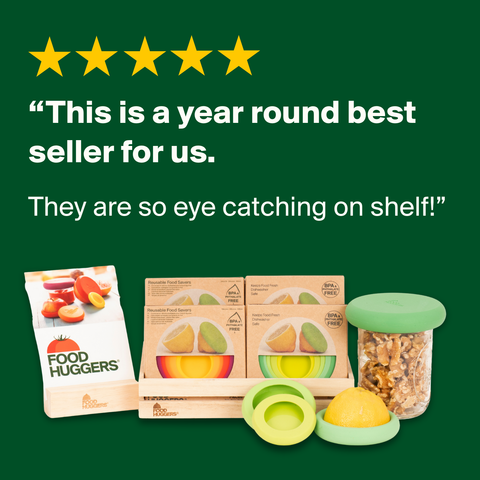 Reusable Silicone Food Savers – Sage Green (Set of 5) Food Huggers