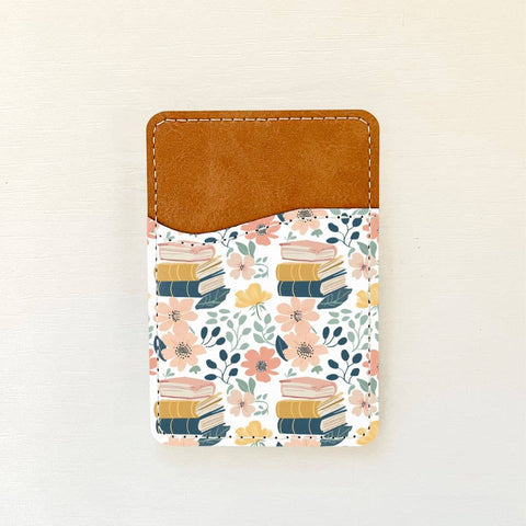 Bookish Florals Leather Card Holder (15 Options): 6 Olivia + Rose