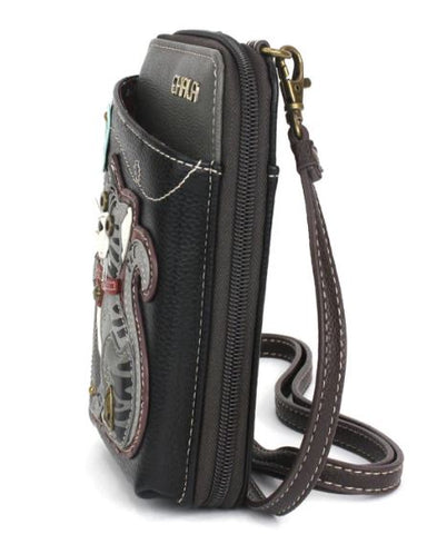 Wallet Crossbody - Gray Tabby Cat
- black Chala Handbags