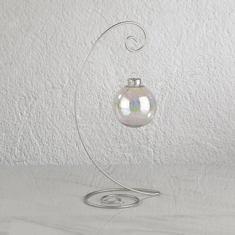 Spiral Wire Ornament Stand: Silver / Small Tripar International