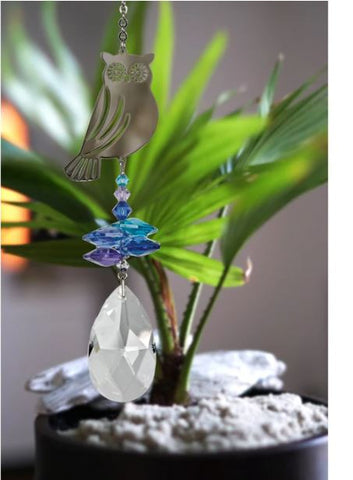 CRYSTAL FANTASY - OWL Woodstock Chimes