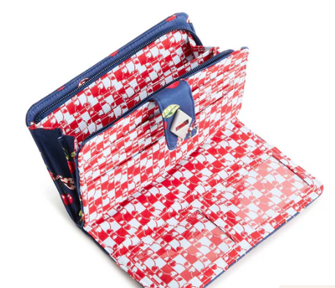 Turnlock Wallet : Cherry Picking Vera Bradley