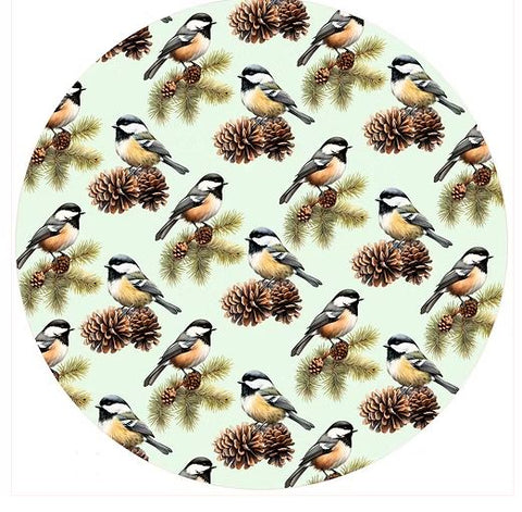 Chickadee Pinecones Jar Opener Andreas