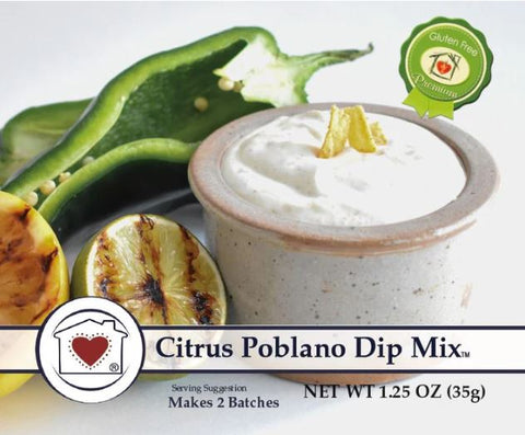 Citrus Poblano Dip Mix Country Home Creations
