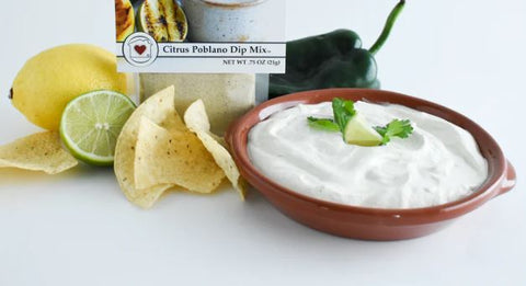 Citrus Poblano Dip Mix Country Home Creations
