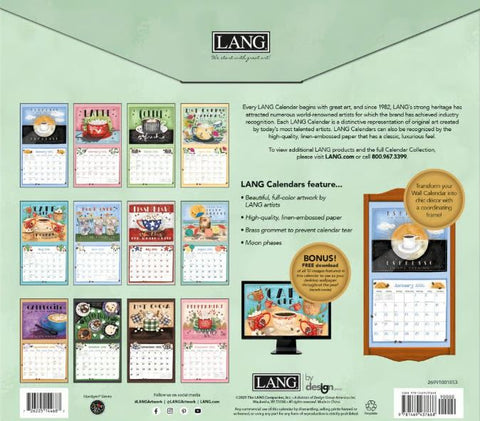 2026 COFFEE LANG WALL CALENDAR Lang Companies, Inc