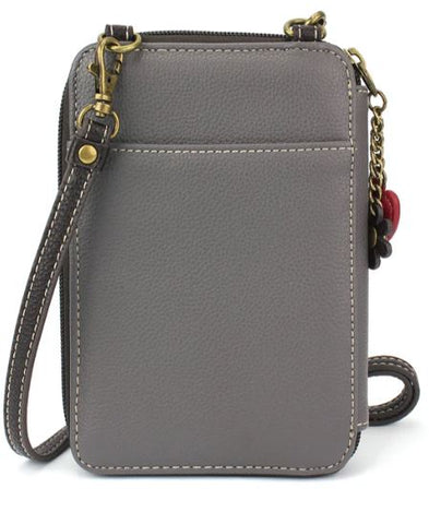 Wallet Crossbody - Chevron Cross
- gray Chala Handbags