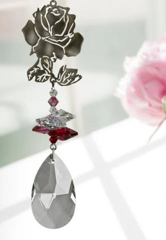 CRYSTAL FANTASY - ROSE Woodstock Chimes