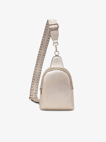 M2436 Ellen Sling Bag w/ Removable Guitar Strap: Brown Jen & Co.