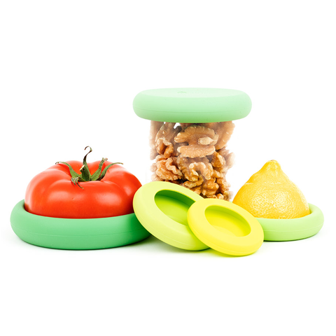 Reusable Silicone Food Savers – Sage Green (Set of 5) Food Huggers