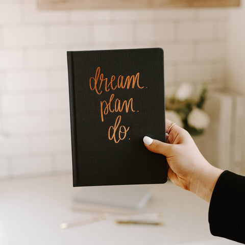 Dream Plan Do Fabric Journal - Home Decor & Gifts Sweet Water Decor