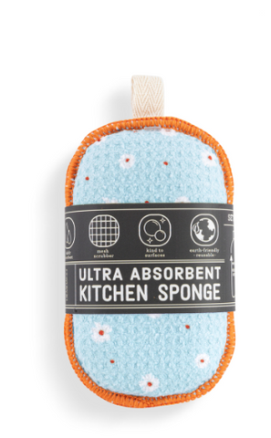 Absorbent Sponges Micro Daisy Demdaco