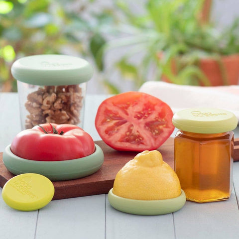 Reusable Silicone Food Savers – Sage Green (Set of 5) Food Huggers