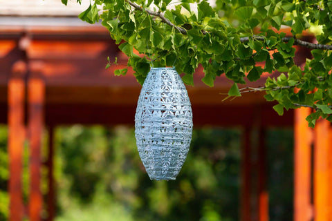 Stella Wildflower Pod 15" Solar Lantern - Sage Allsop Home & Garden