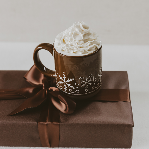 Gingerbread Stoneware Coffee Mug - Christmas Decor Sweet Water Decor