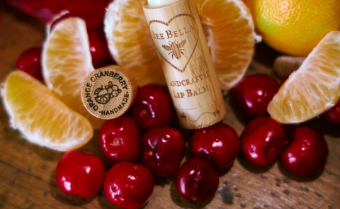 Orange Cranberry Lip Balm Bee Bella