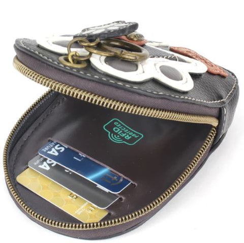 Mini Coin Purse Keychain - Pawprint Chala Handbags