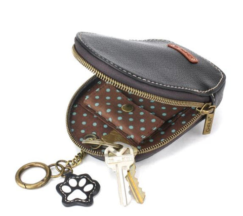 Mini Coin Purse Keychain - Pawprint Chala Handbags
