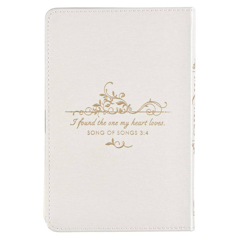 Devotional for Mr. & Mrs. White Faux Leather Christian Art Gifts
