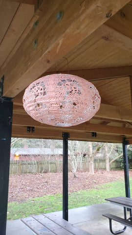 Stella Luxe 14" Oval Yarrow Battery Lantern Allsop Home & Garden
